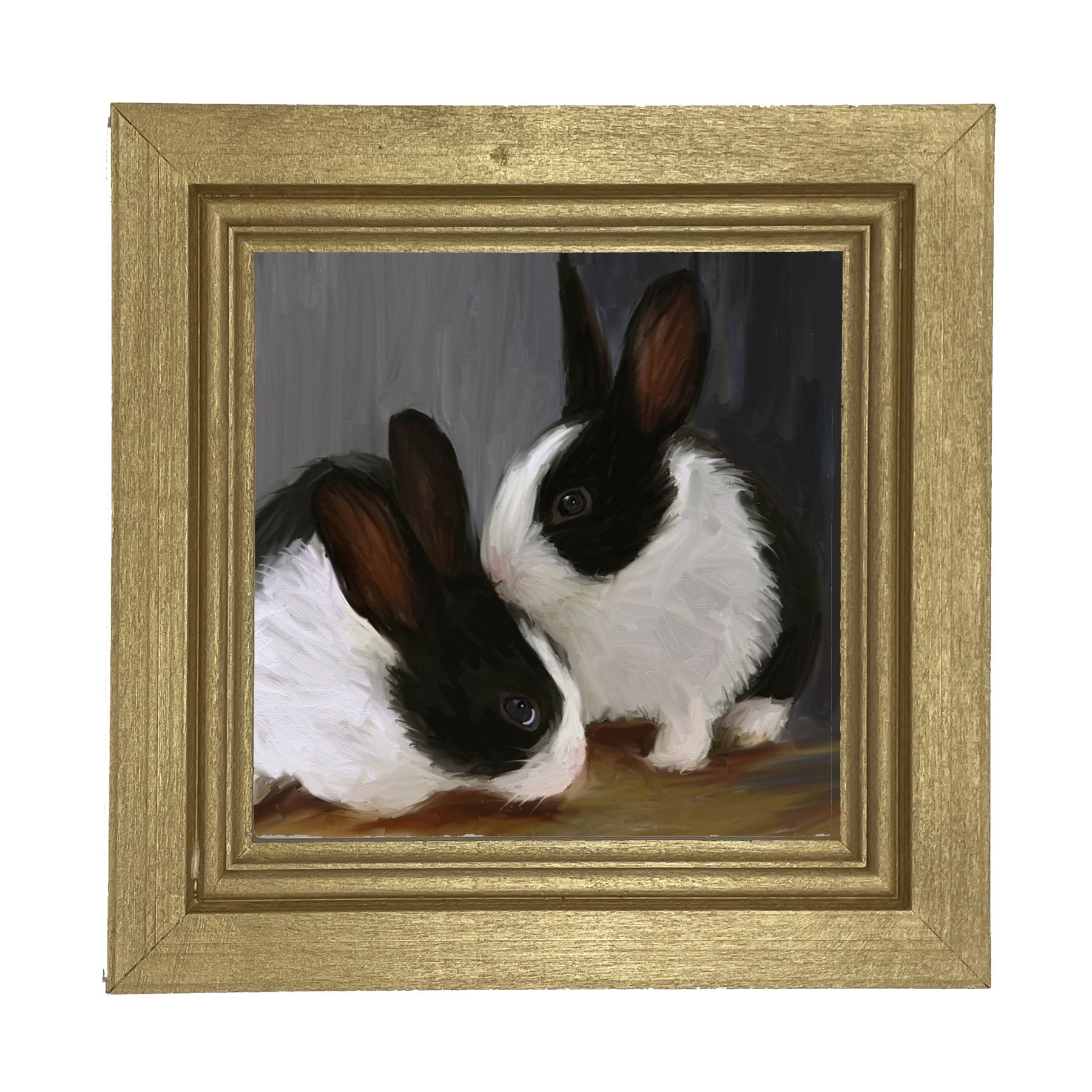 Dutch Bunnies - Framed art