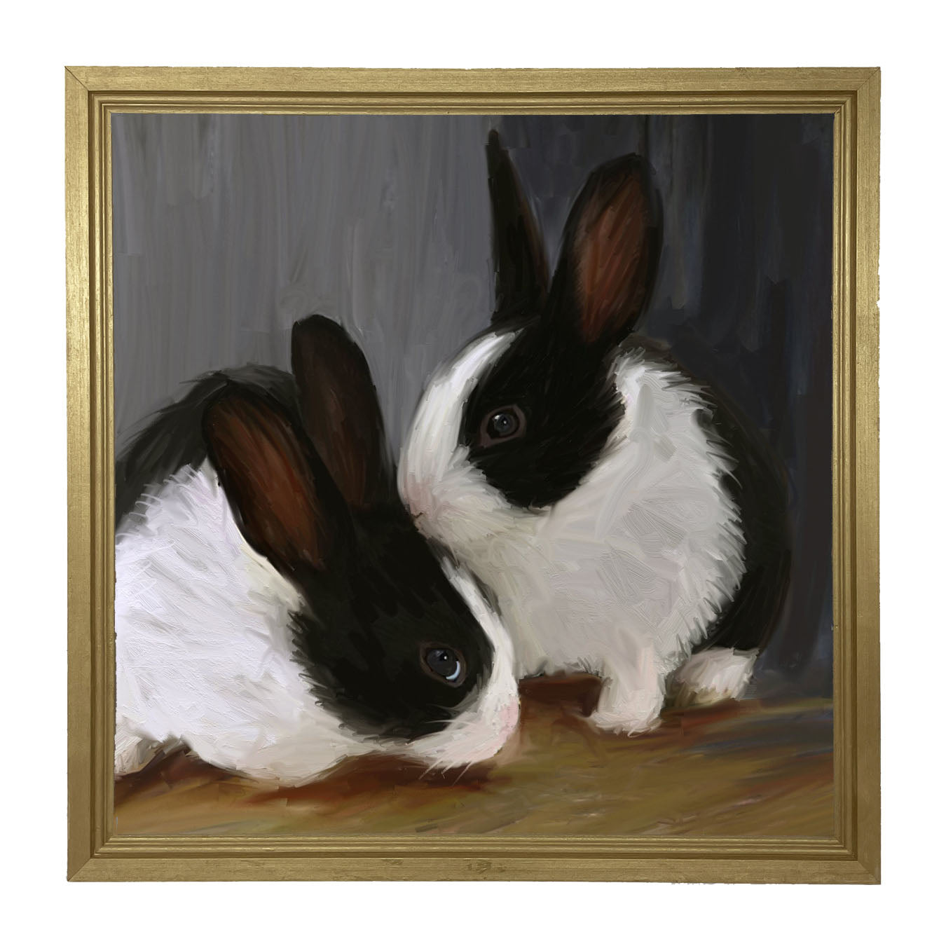 Dutch Bunnies - Framed art