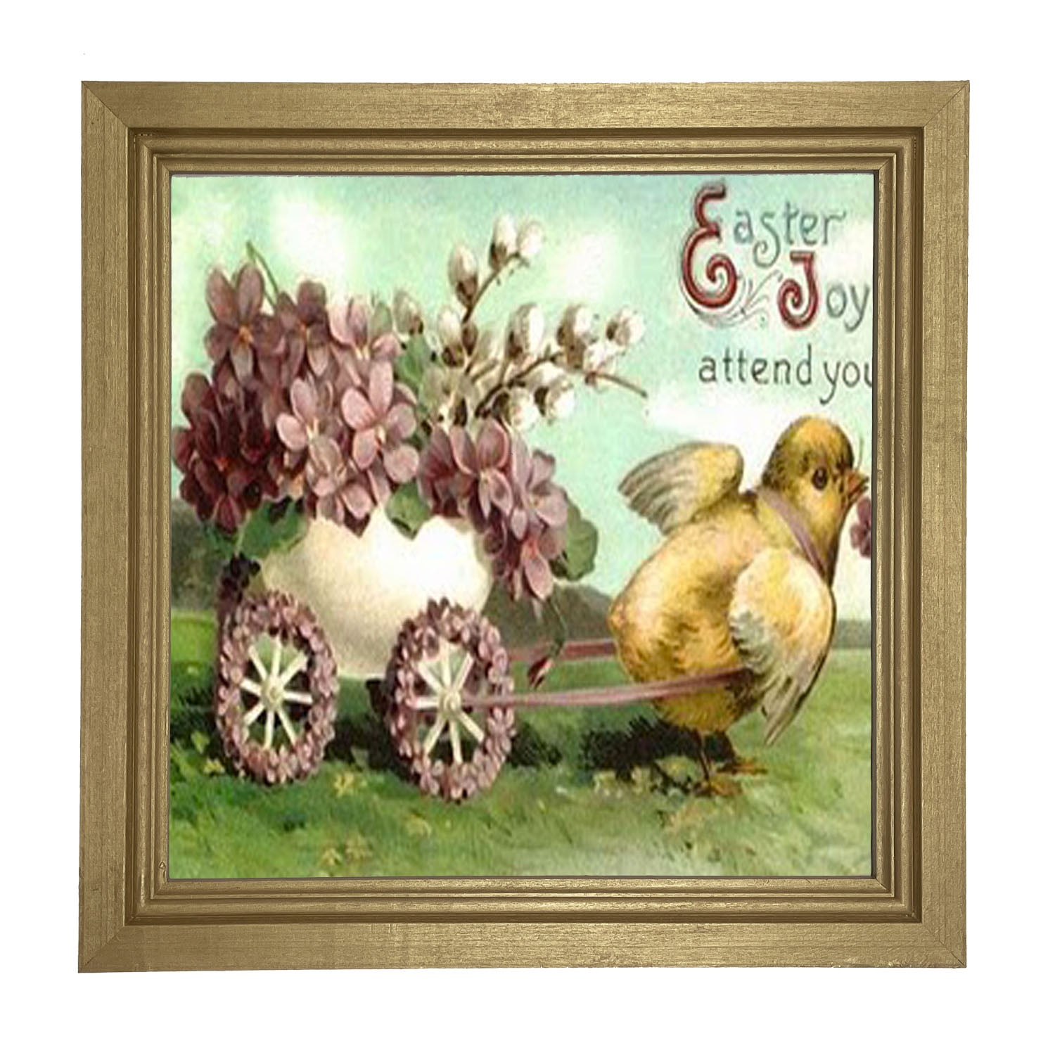 Easter Joy Attend You - Framed art