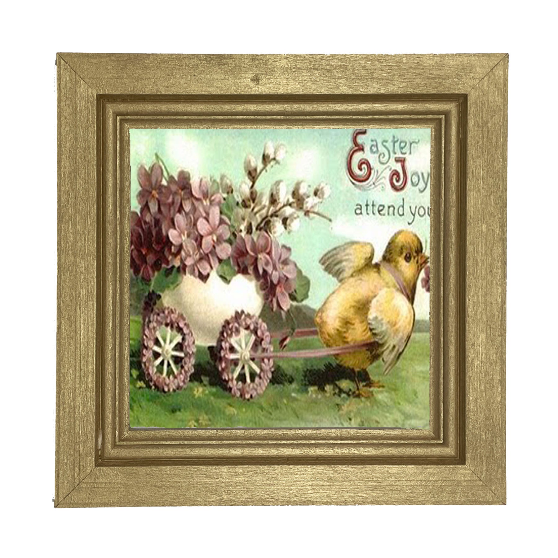Easter Joy Attend You - Framed art