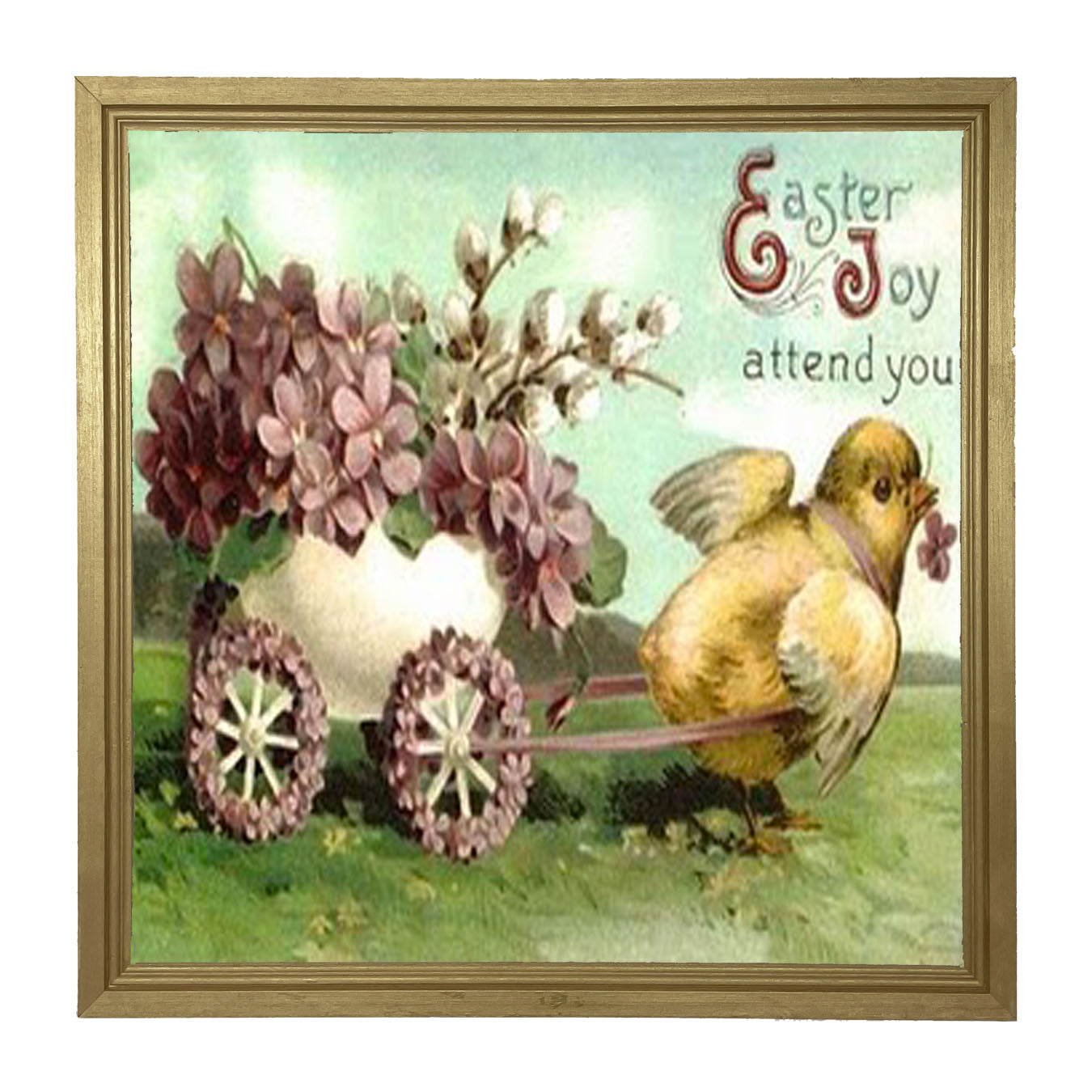 Easter Joy Attend You - Framed art