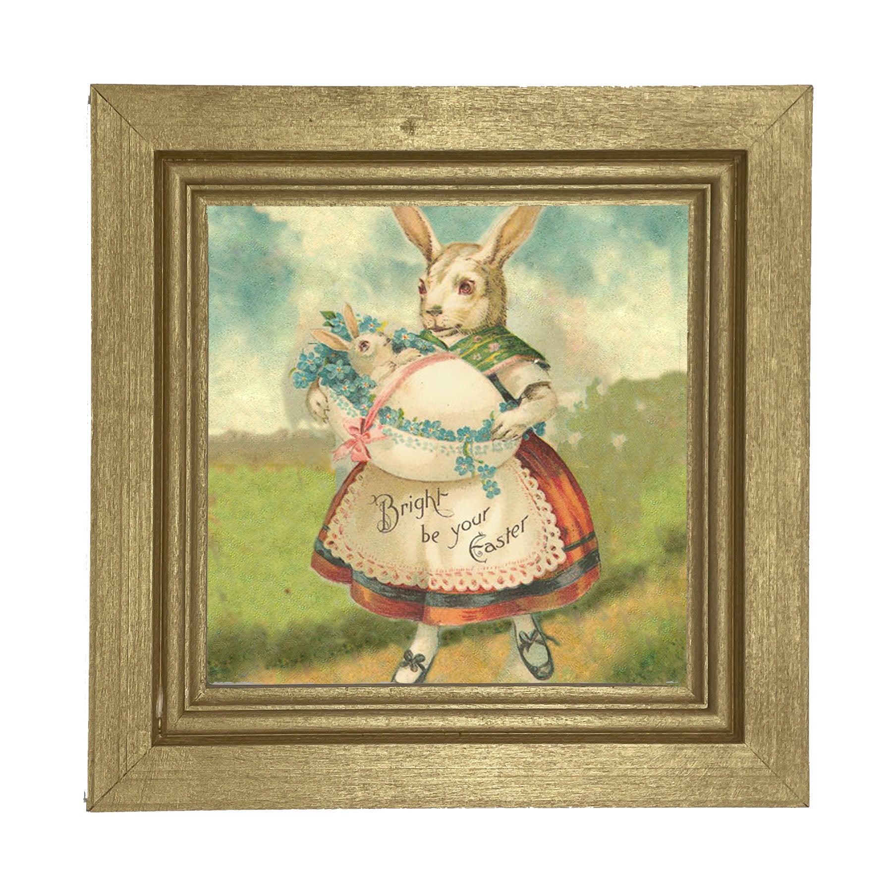 Bright Be Your Easter - Framed art