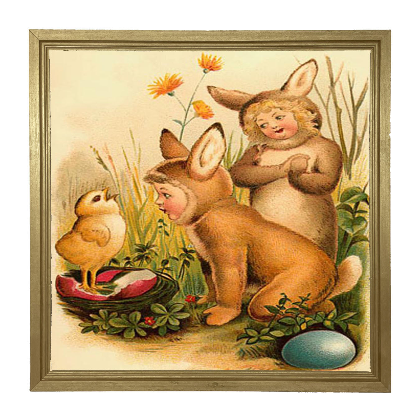 Easter Bunny Suit - Framed art
