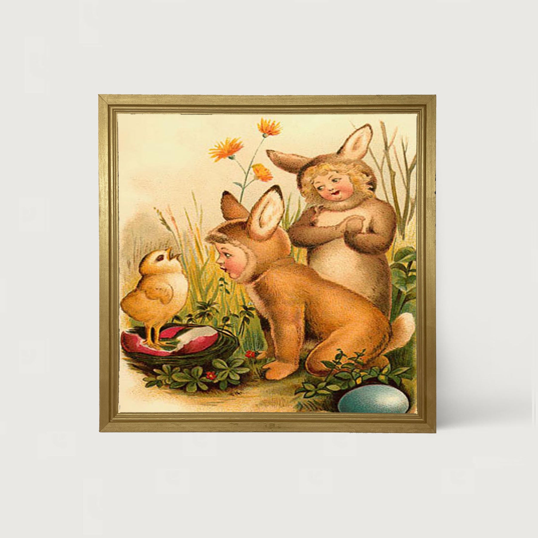 Easter Bunny Suit - Framed art
