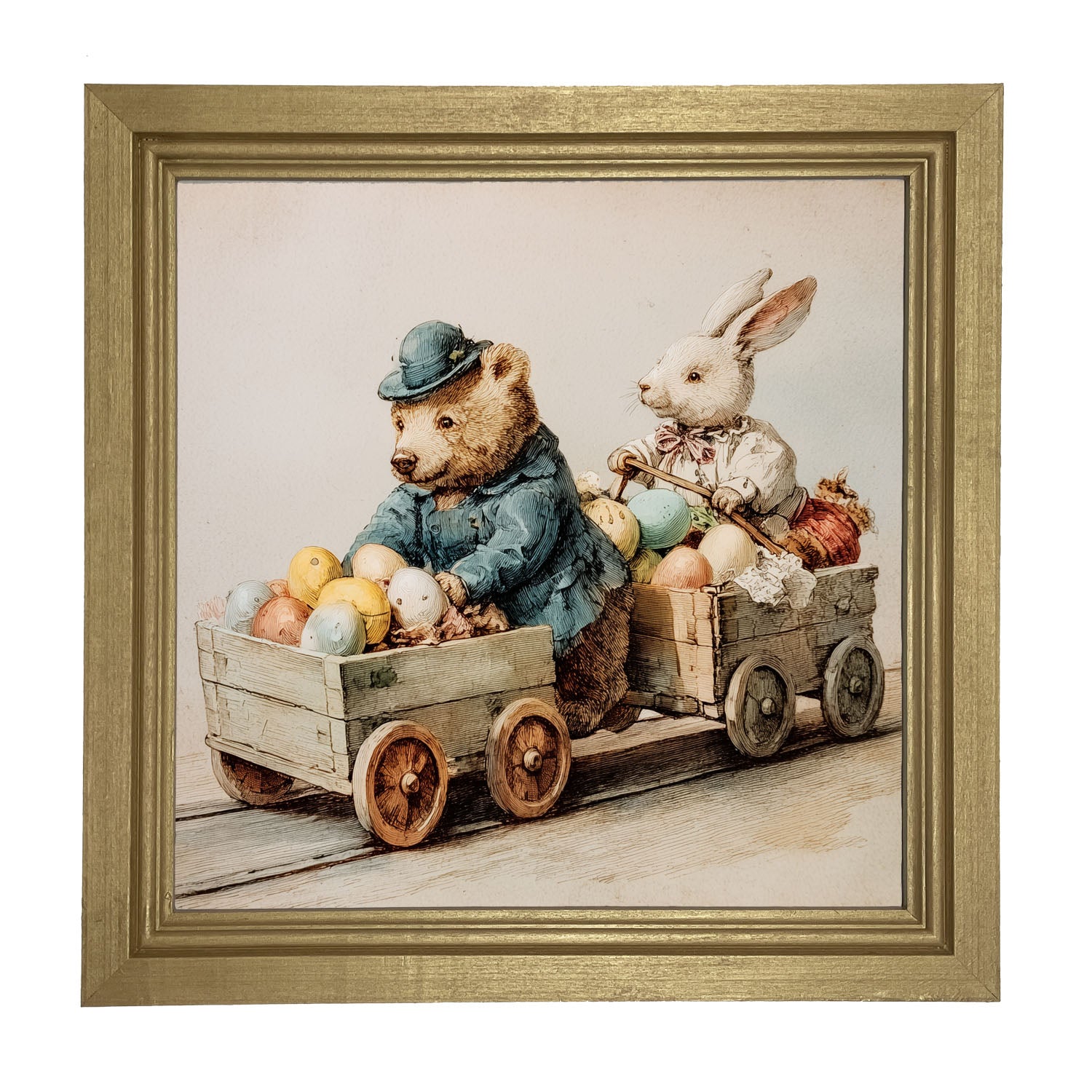 Easter Egg Delivery - Framed Art