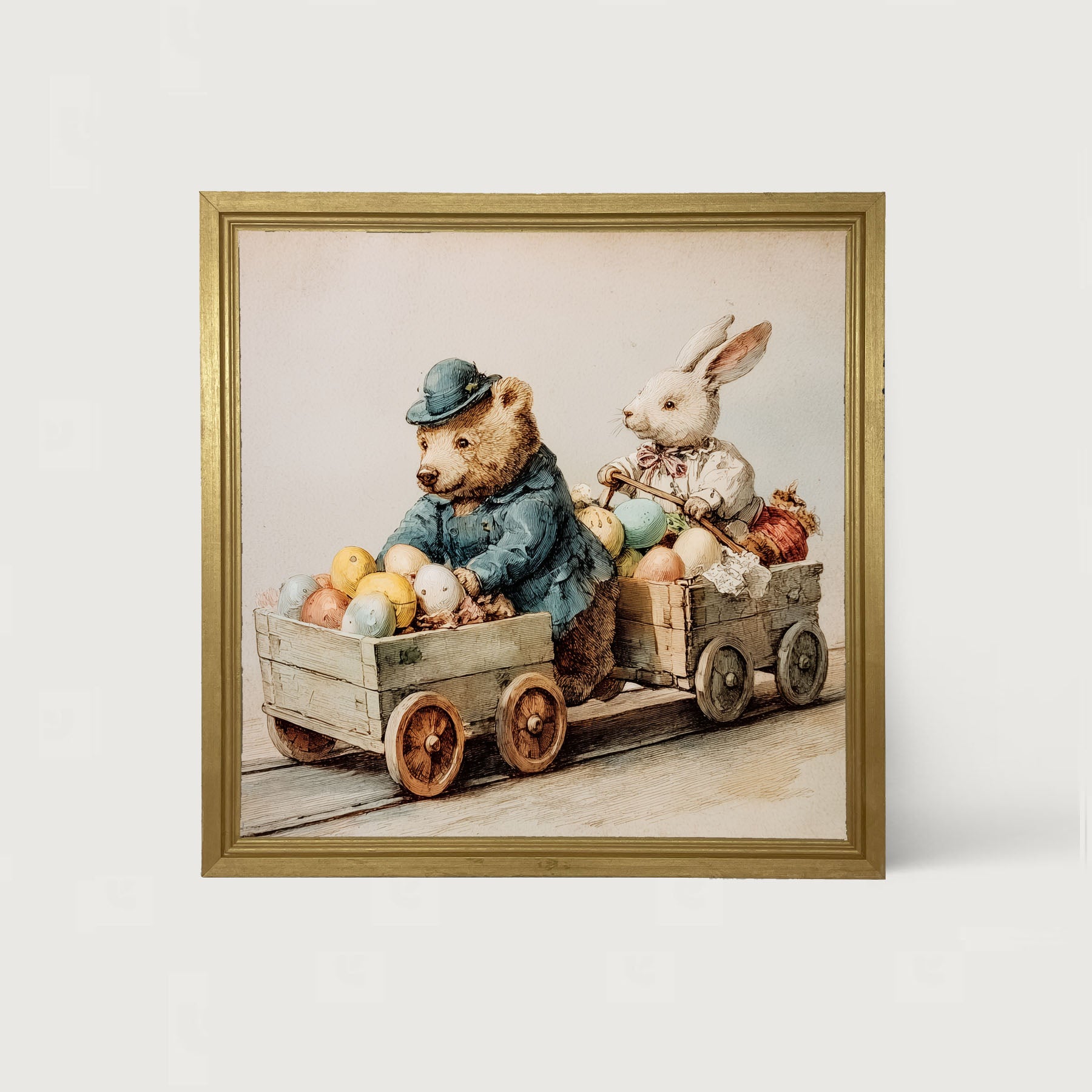 Easter Egg Delivery - Framed Art