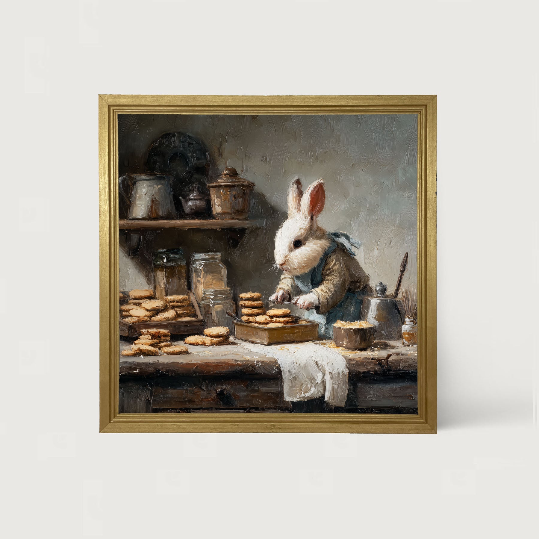 Bunny Baking Cookies