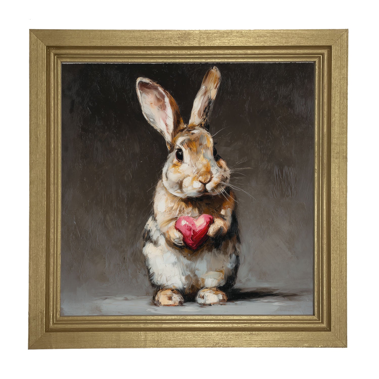 Holiday Bunny - Valentine's Day - Framed Art