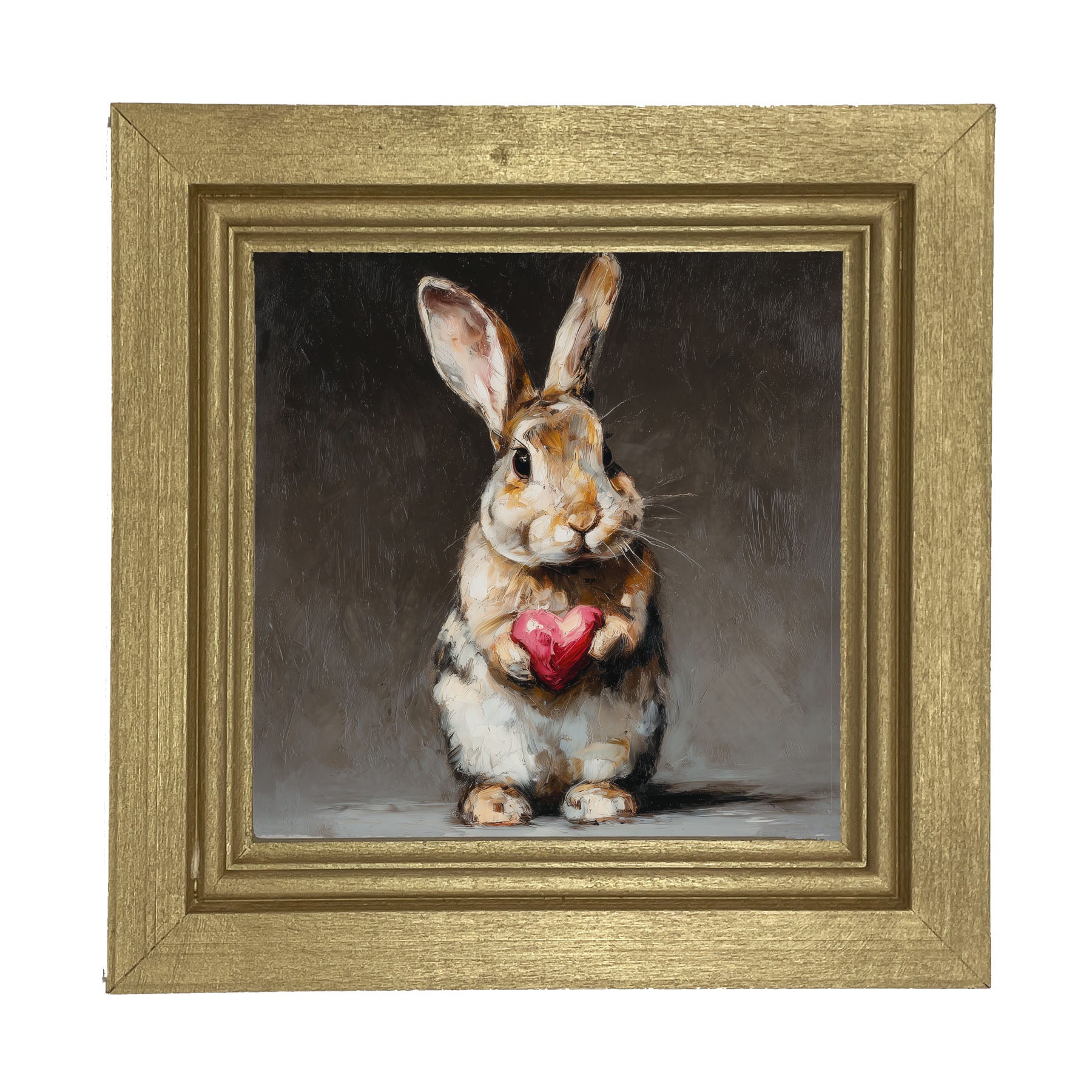 Holiday Bunny - Valentine's Day - Framed Art
