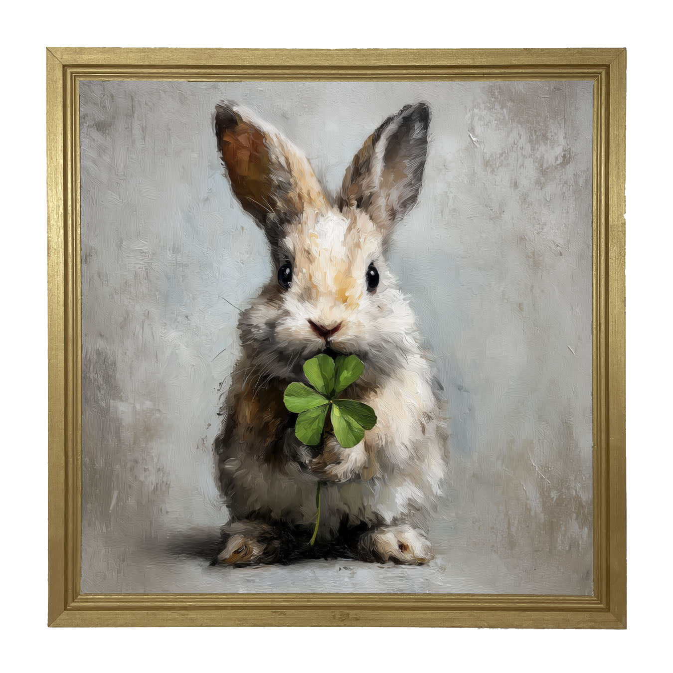 Holiday Bunny - St. Patrick's Day - Framed Art