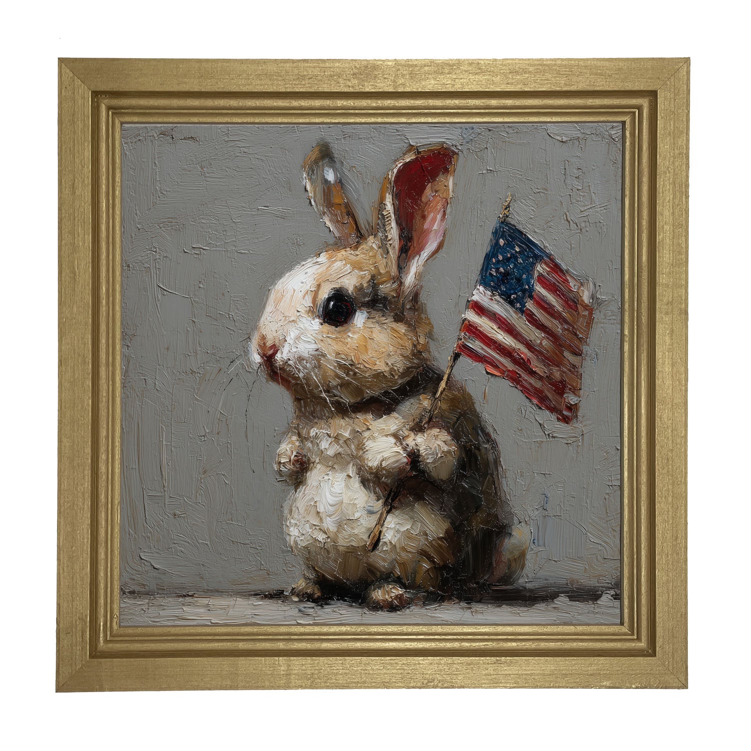 Holiday Bunny - Fourth of July - Framed Art