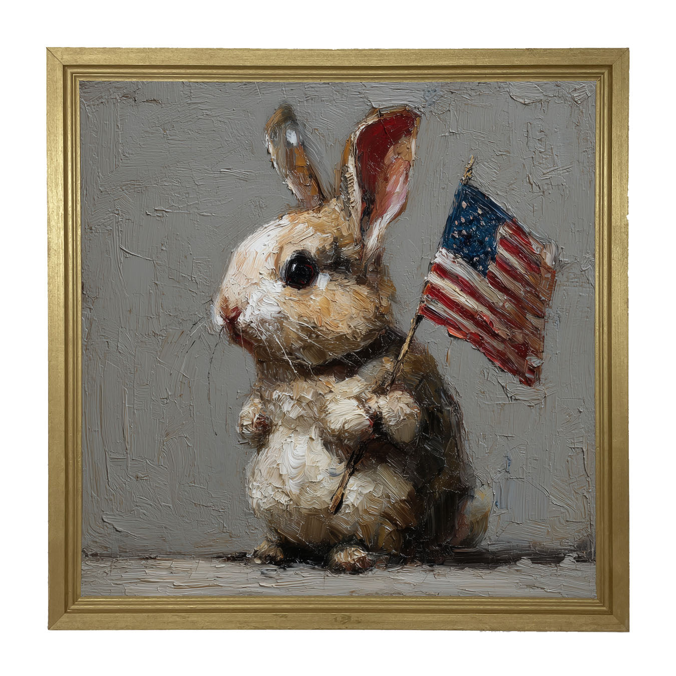 Holiday Bunny - Fourth of July - Framed Art