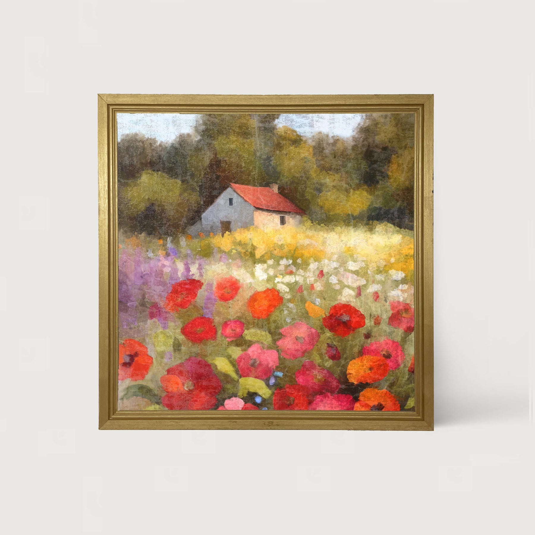 Farmside Flowers - Framed Art