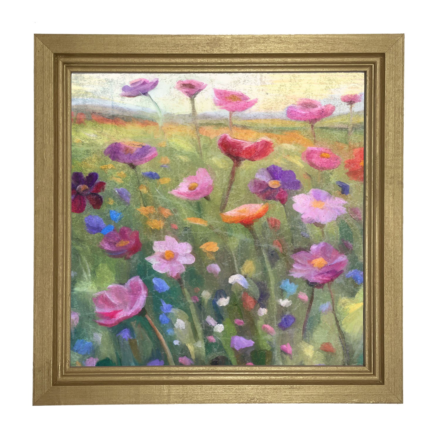 Pink Flowers - Framed Art