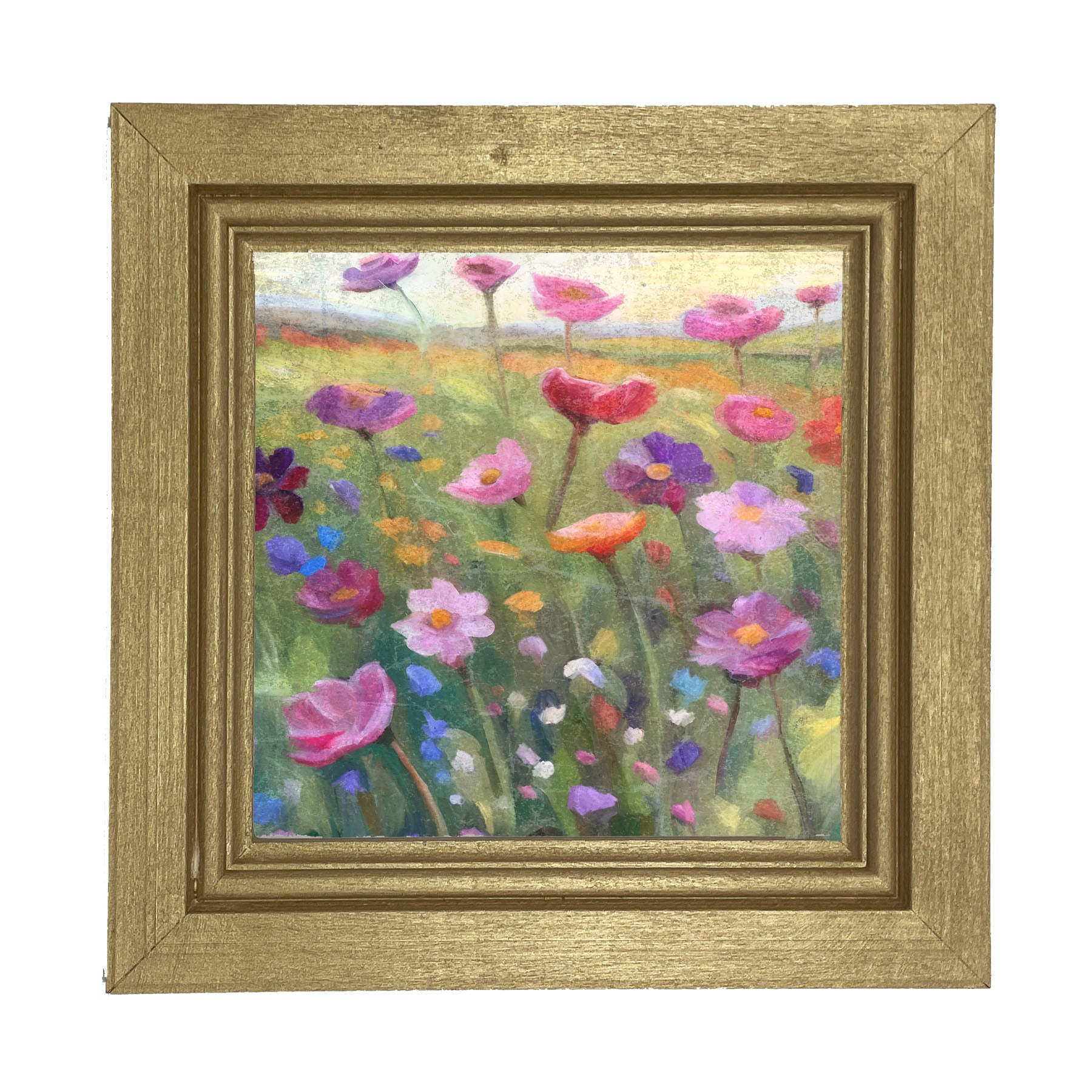 Pink Flowers - Framed Art