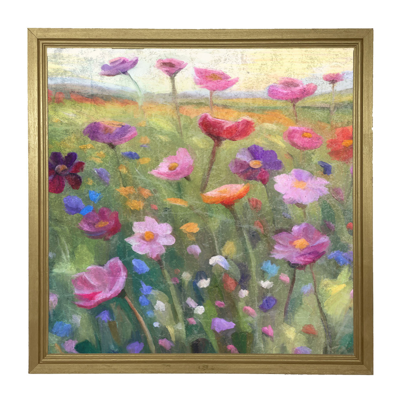 Pink Flowers - Framed Art