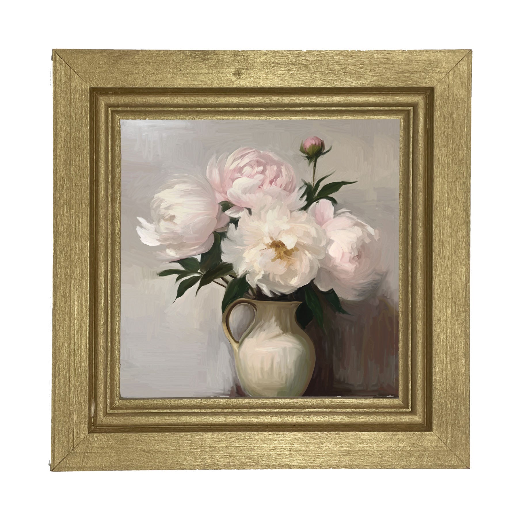 Bouquet of Peonies - Framed art