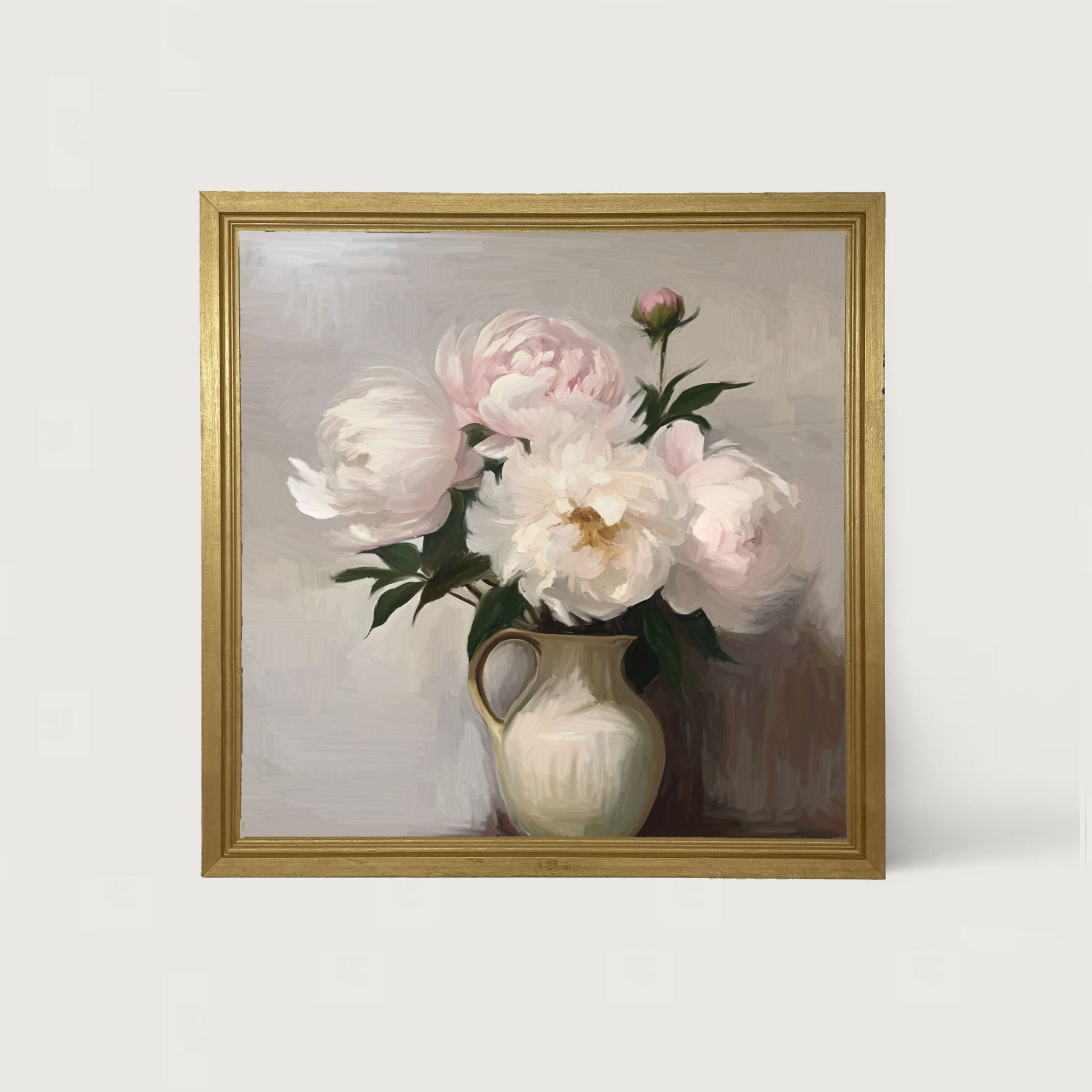 Bouquet of Peonies - Framed art