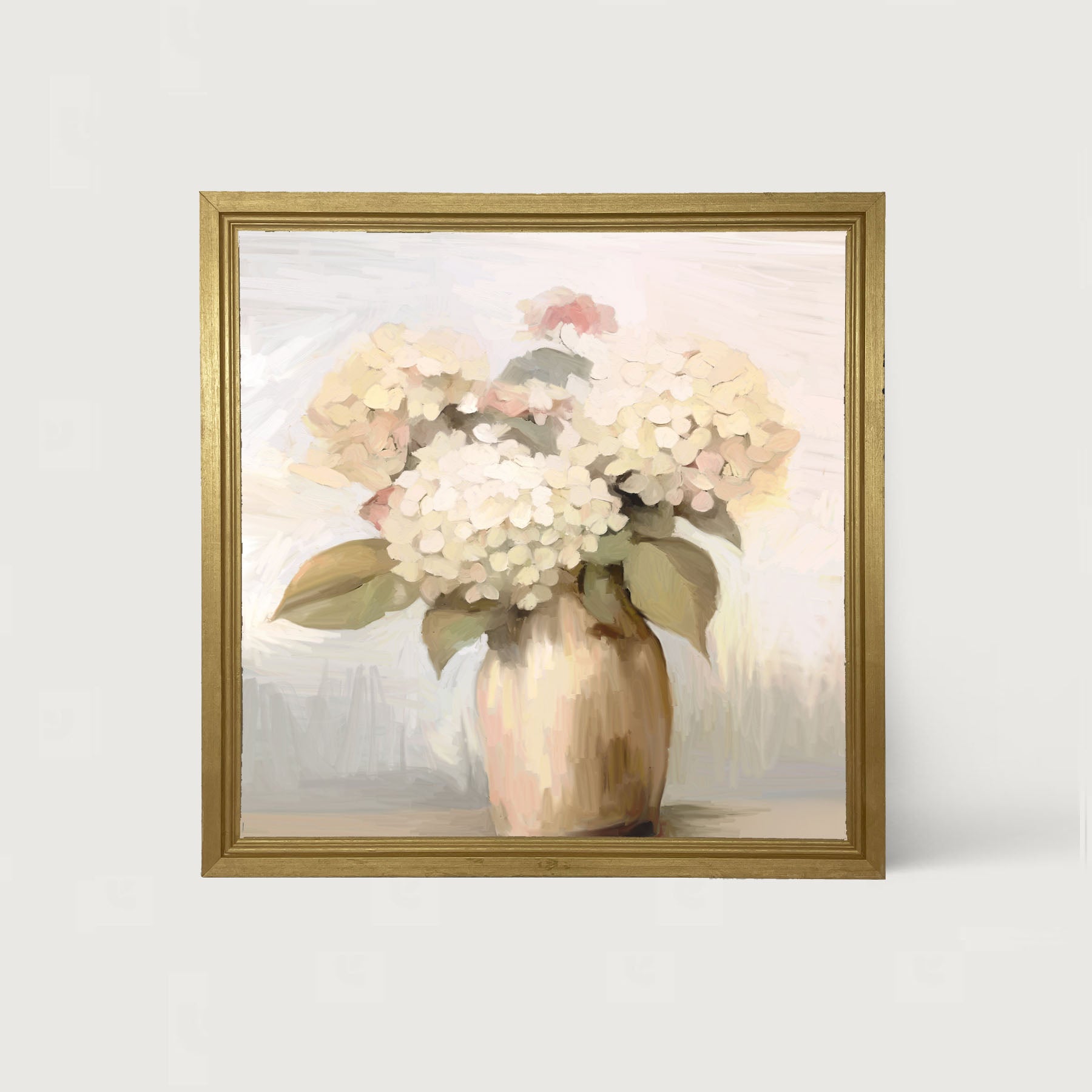Bouquet of Hydrangeas - Framed art