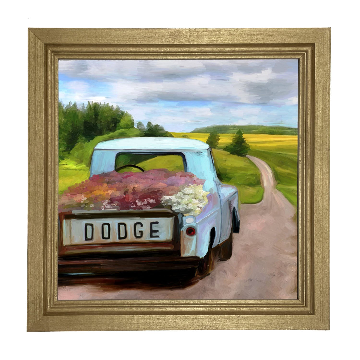 Dodge Flower Truck - Framed art