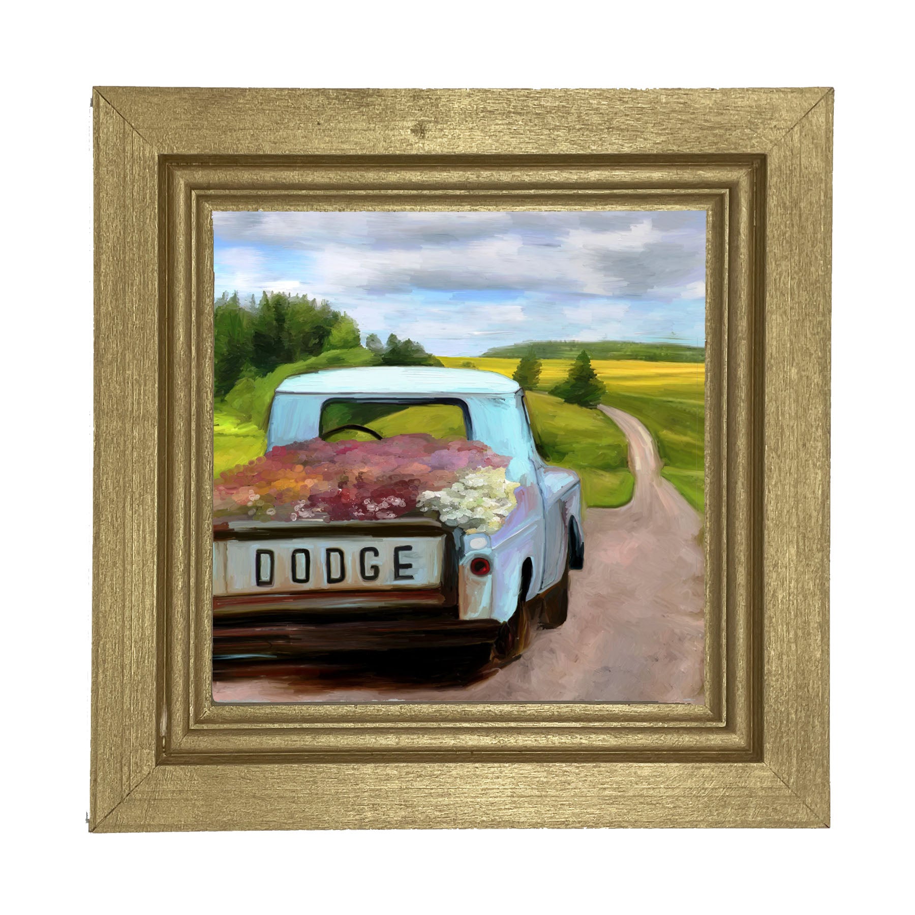 Dodge Flower Truck - Framed art