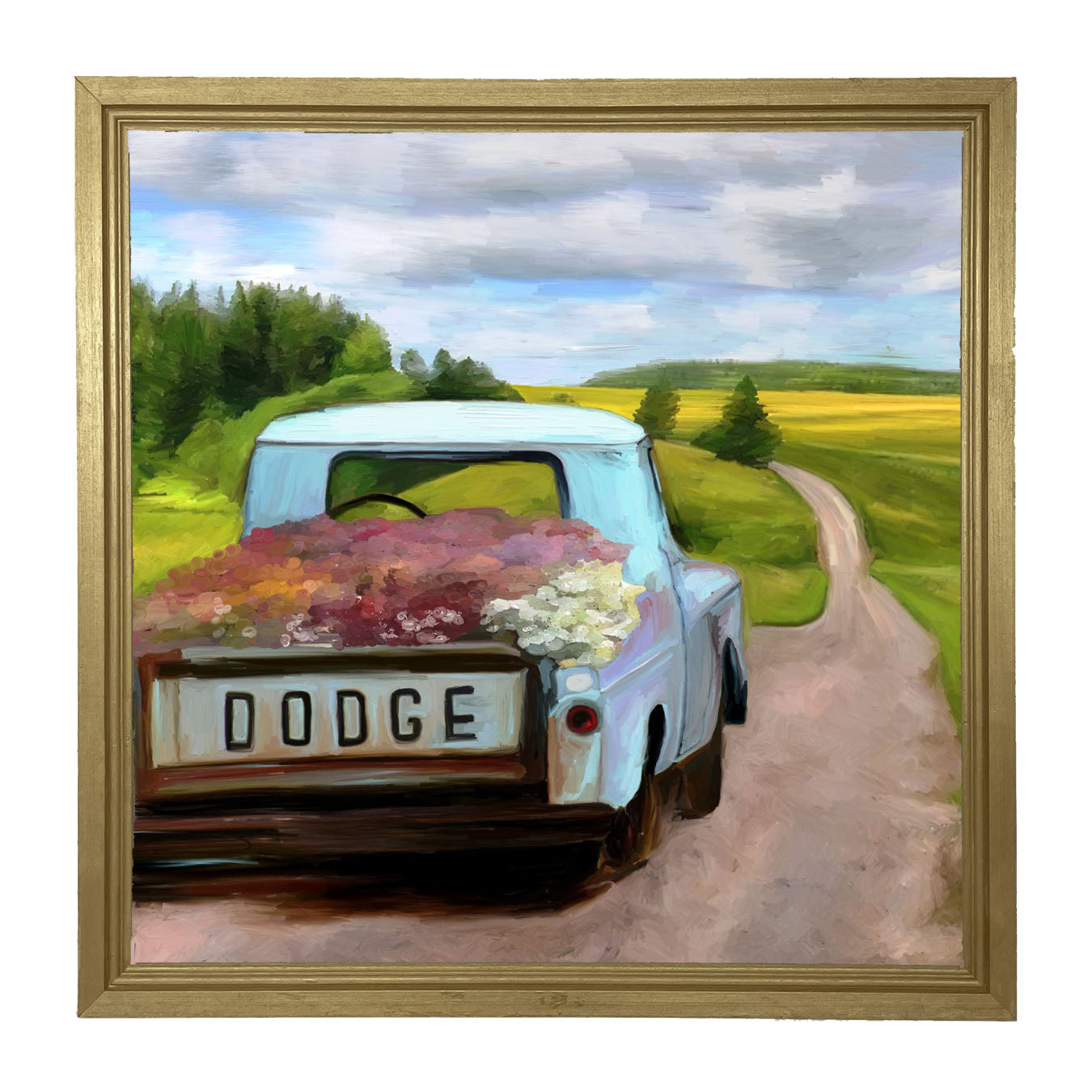 Dodge Flower Truck - Framed art