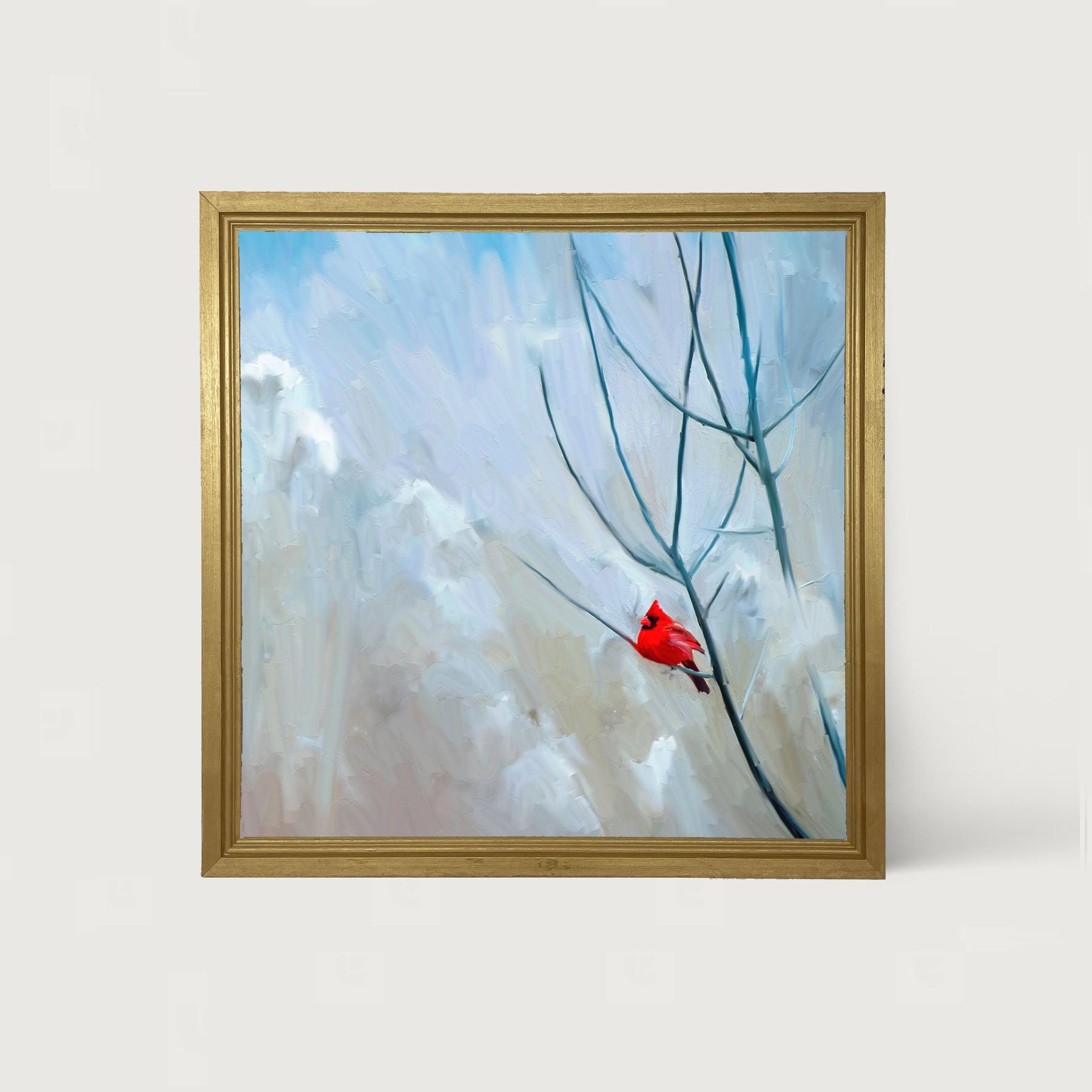 Winter Cardinal- Framed art