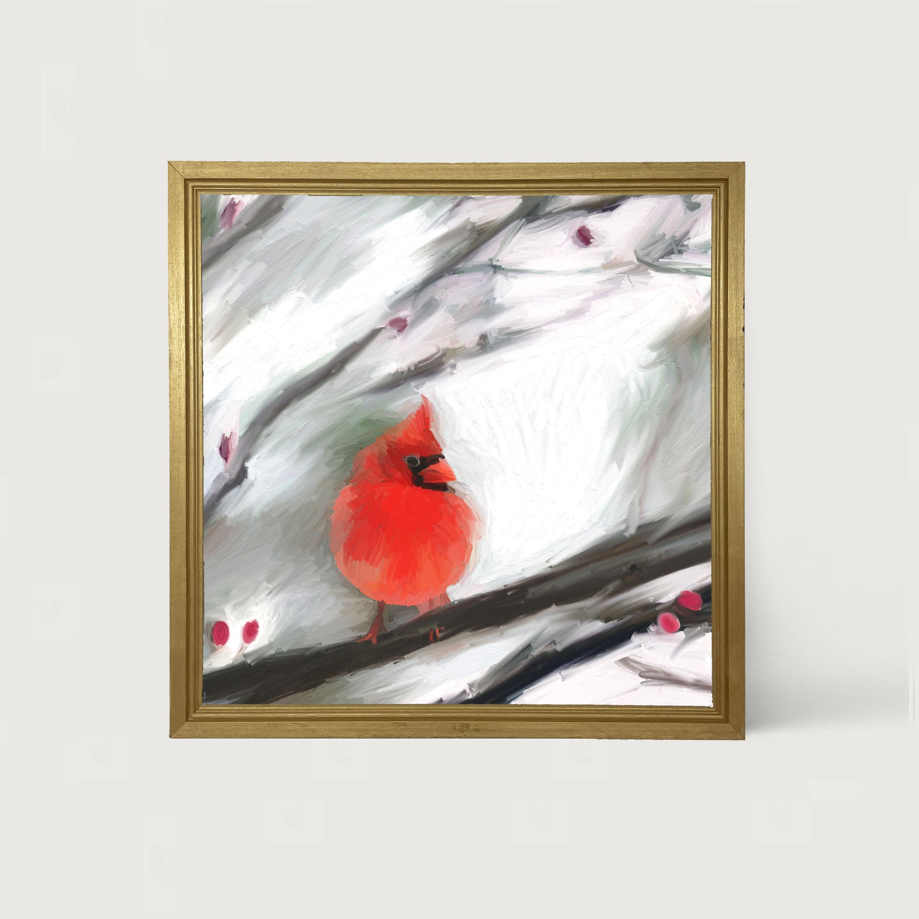 Cardinal - Framed art