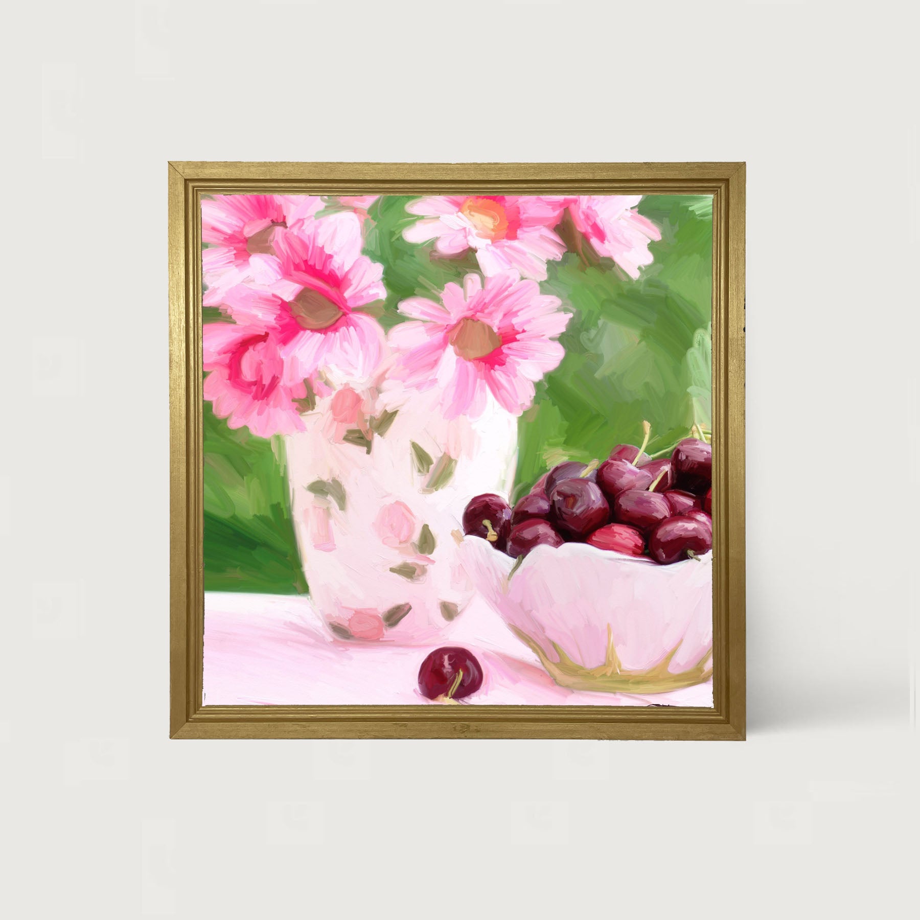 Mother's Day Cherries - Framed art