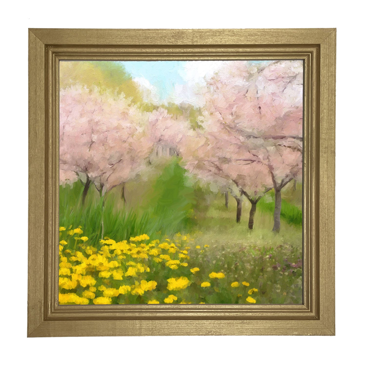 Cherry Blossoms in Bloom - Framed art