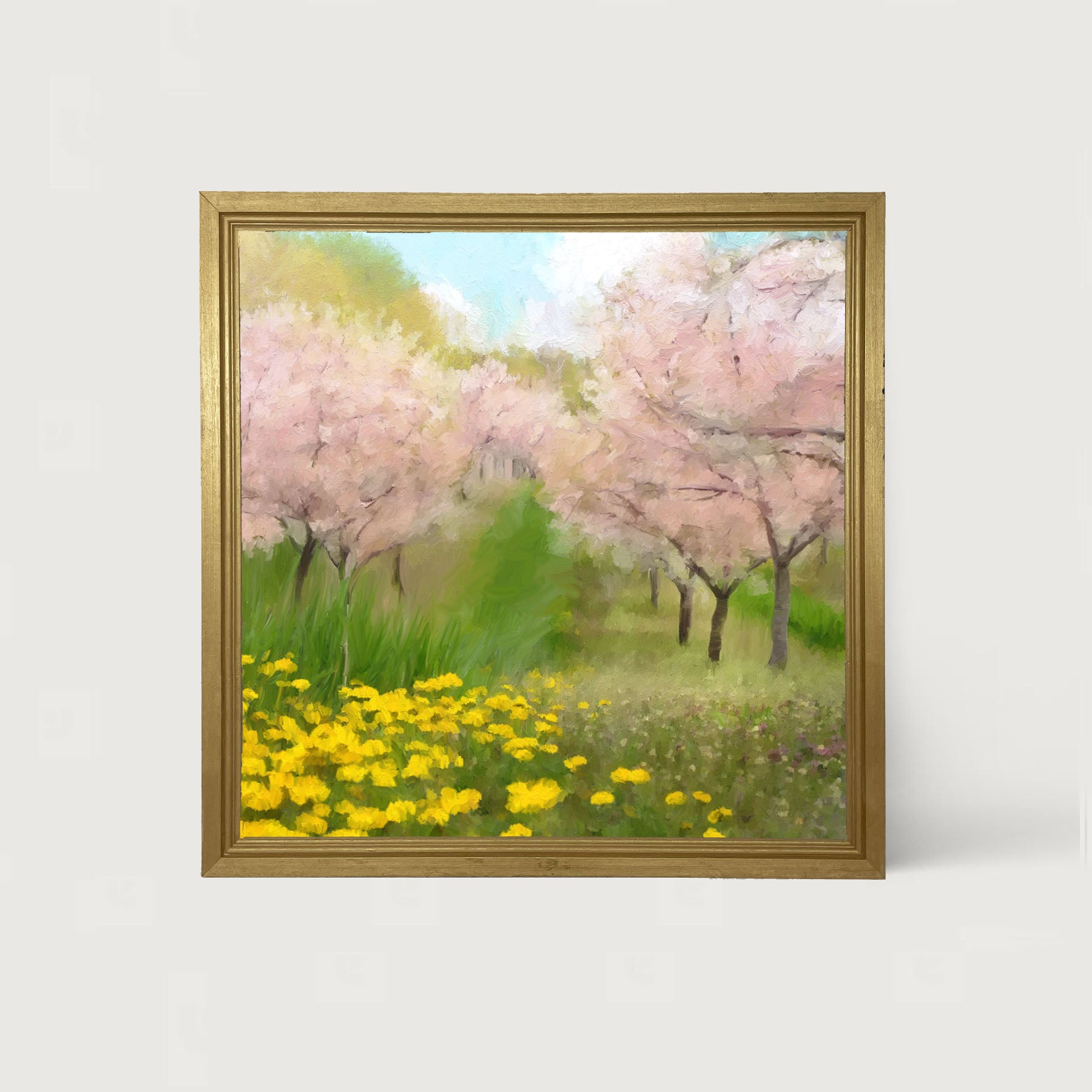 Cherry Blossoms in Bloom - Framed art