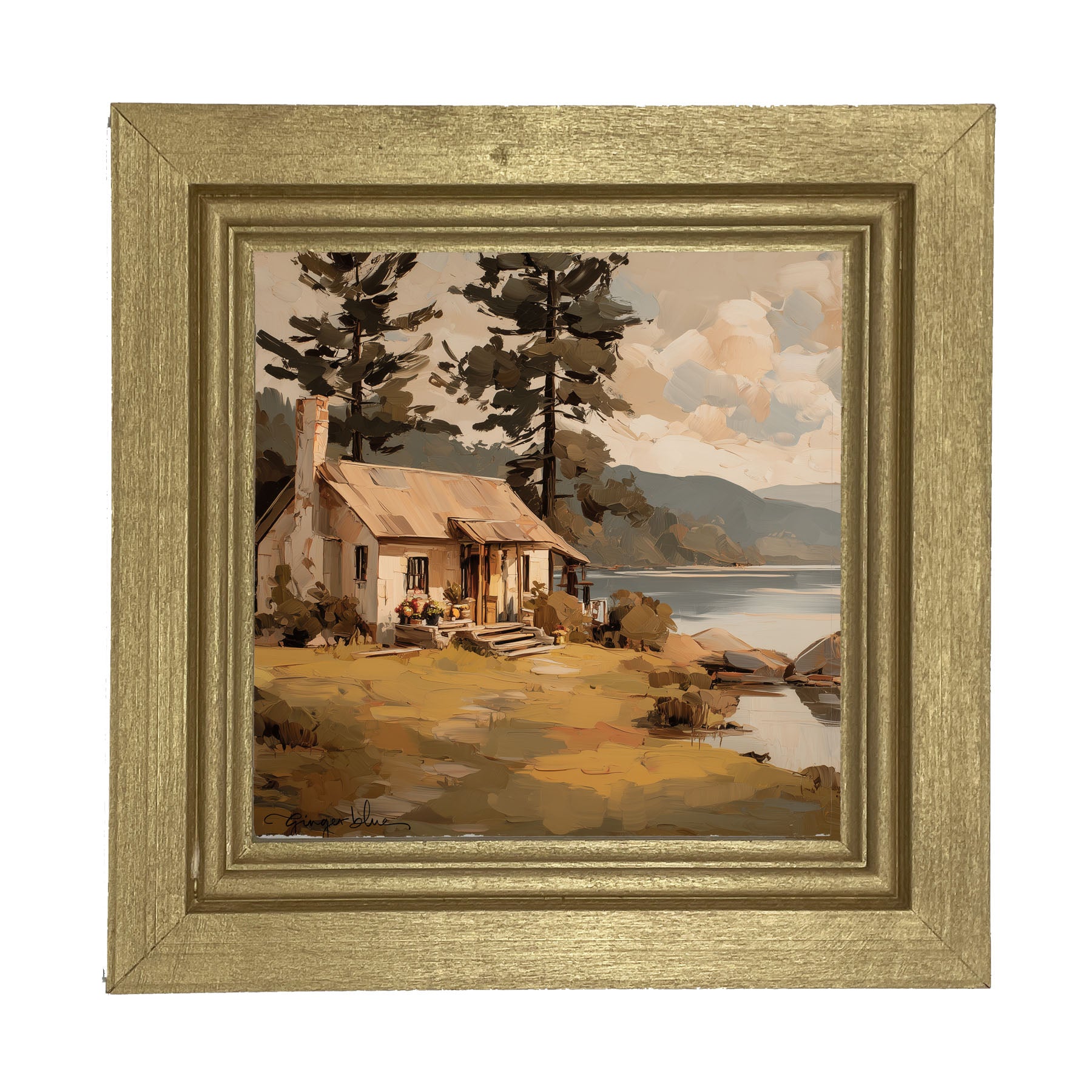 Adirondack Cabin - Framed Art