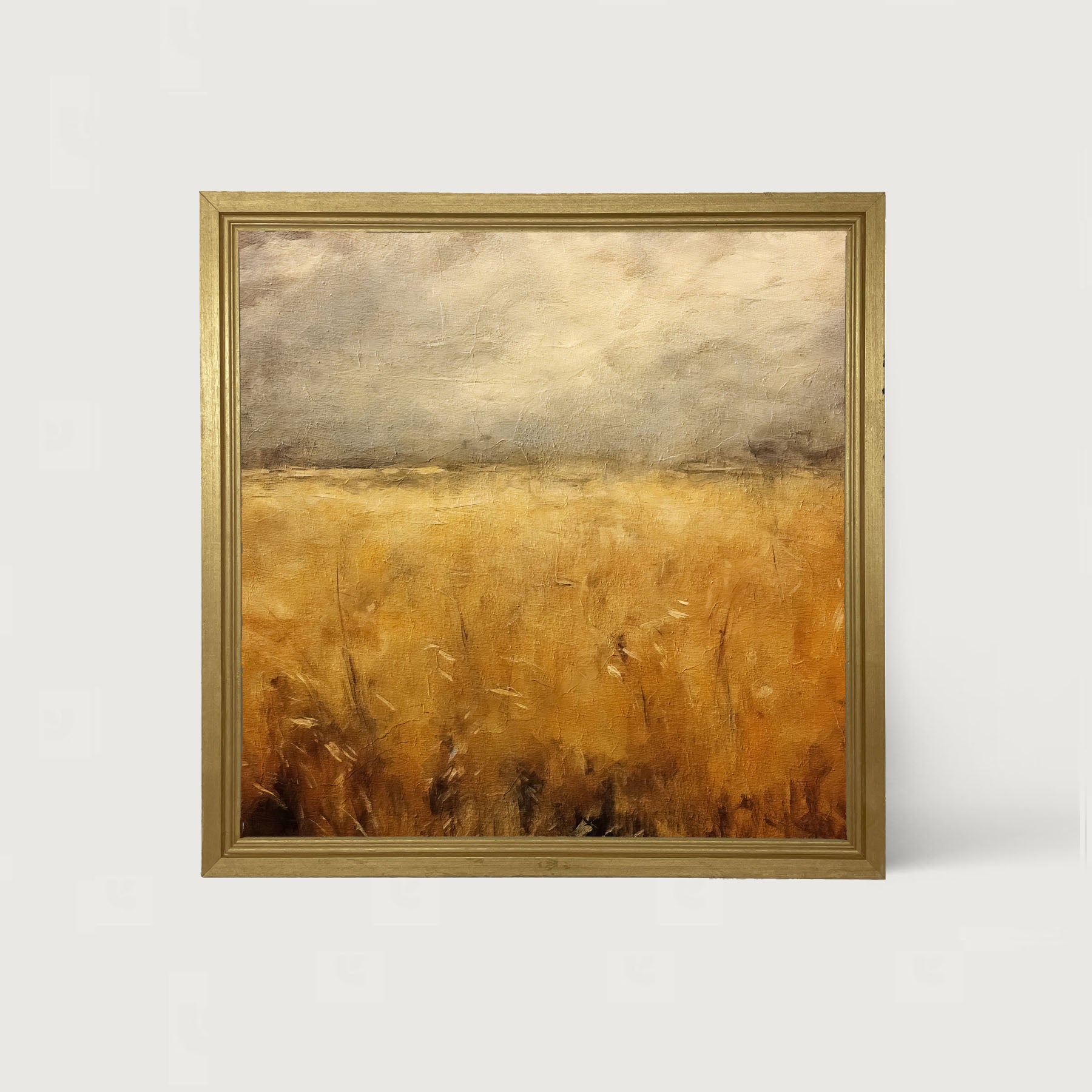 Autumn field - Framed Art