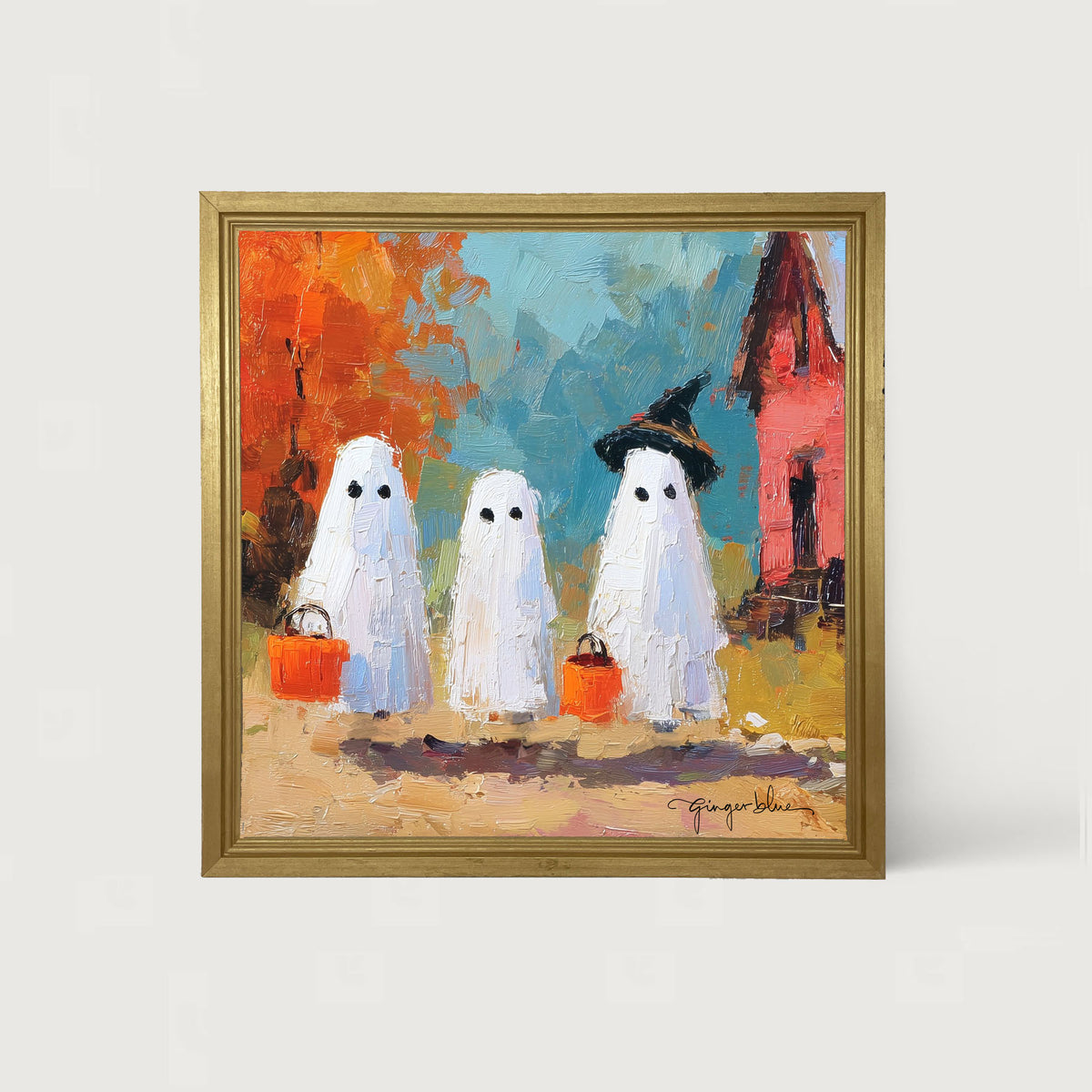 Ghosts Trick or Treating in the Country