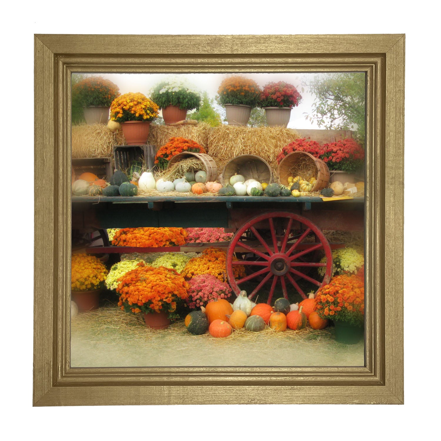 Autumn Wagon - Framed Art
