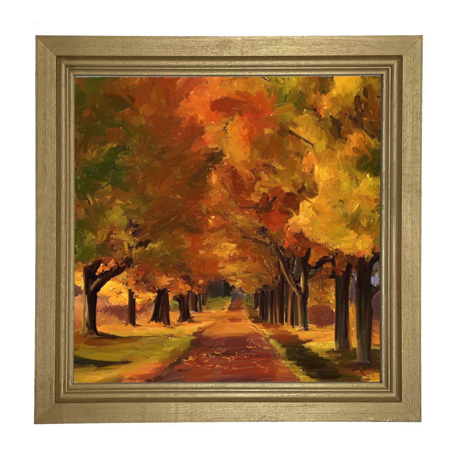 Autumn path - Framed Art