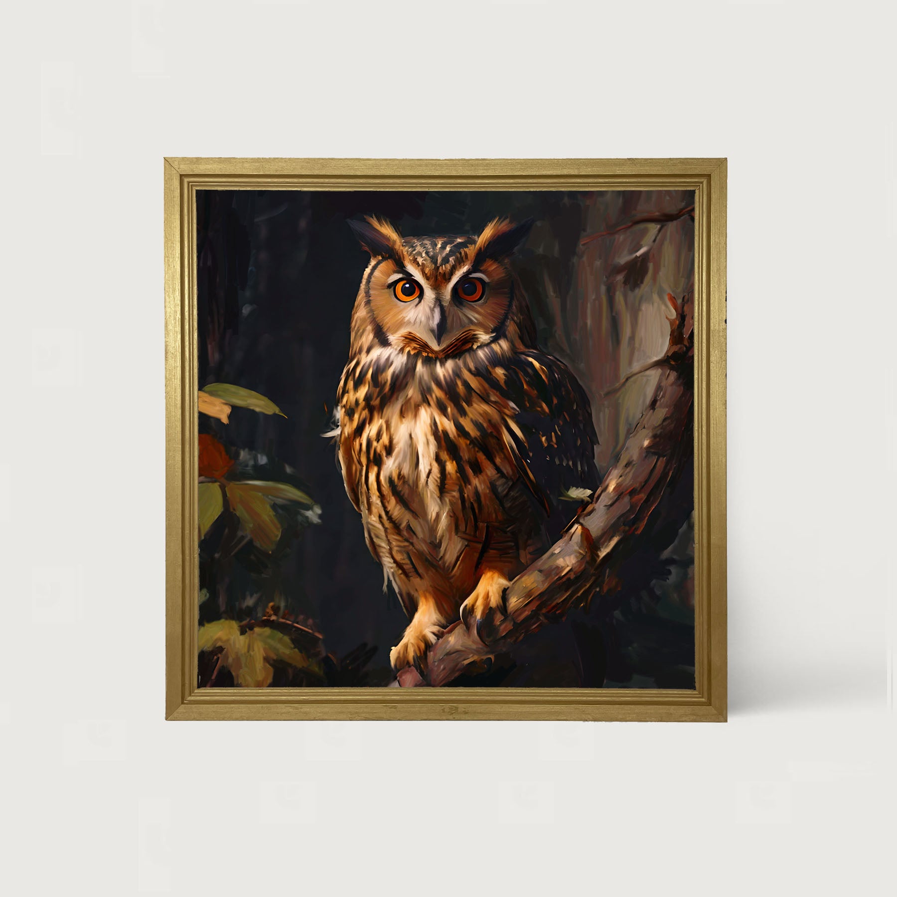 Forest Owl - Framed Art