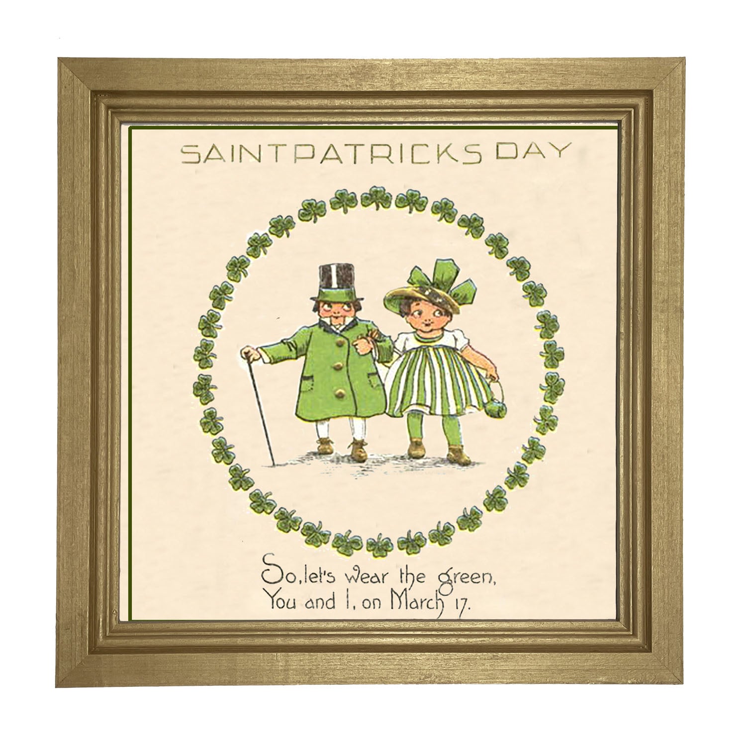 Wear Green on St. Patrick's Day - Framed Art