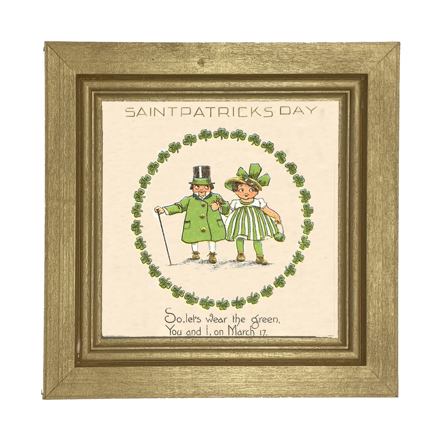 Wear Green on St. Patrick's Day - Framed Art