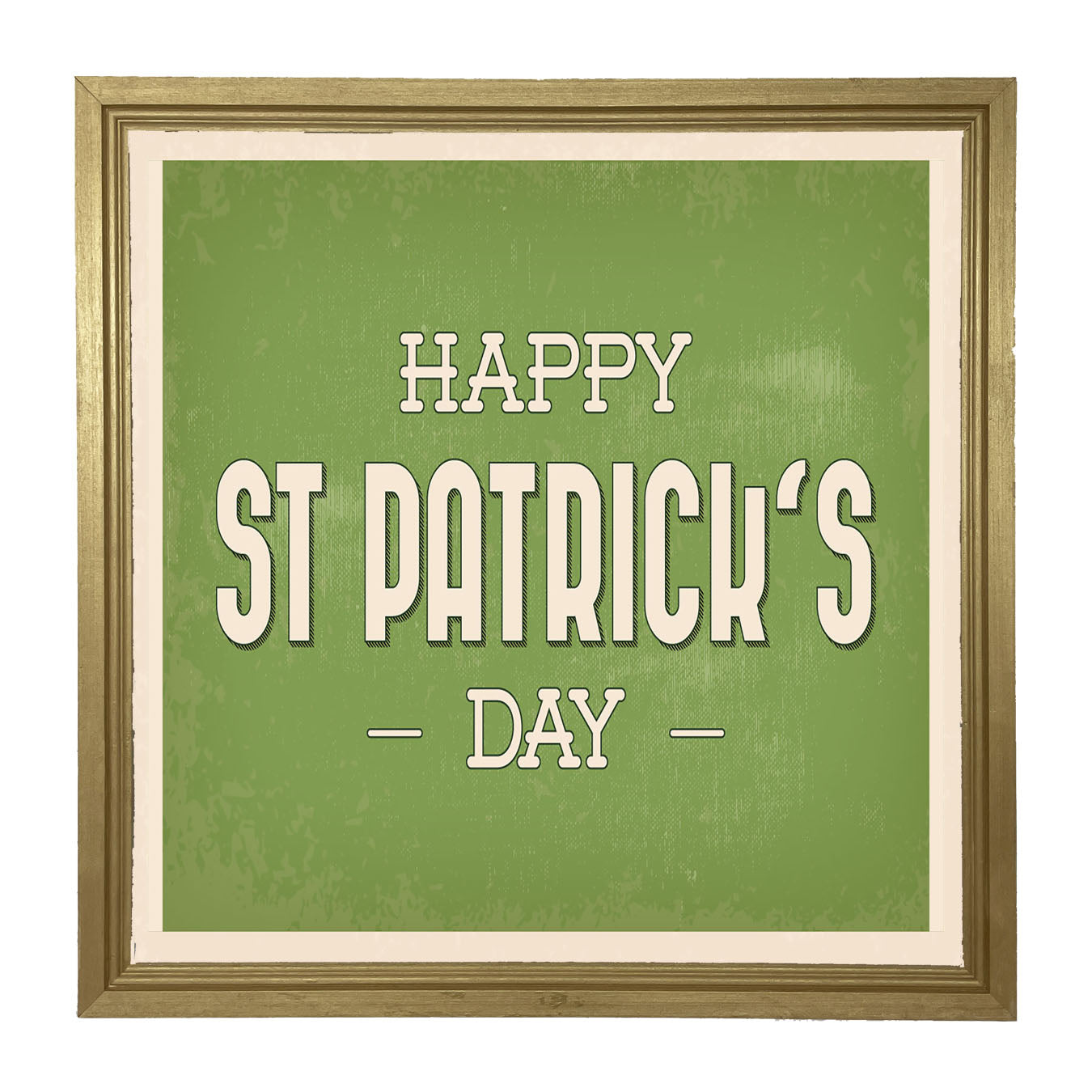 Happy St. Patrick's Day - Framed art