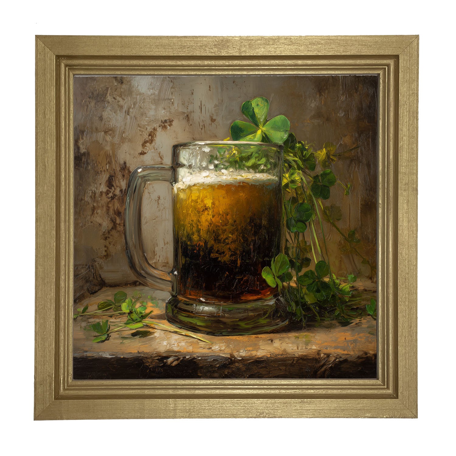 St. Patrick's - Mug of Beer - Framed Art