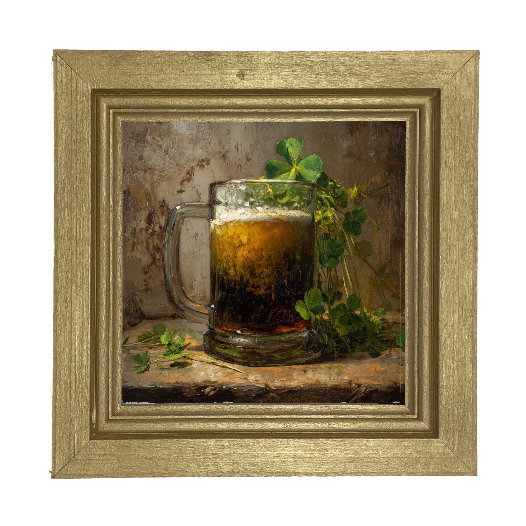 St. Patrick's - Mug of Beer - Framed Art