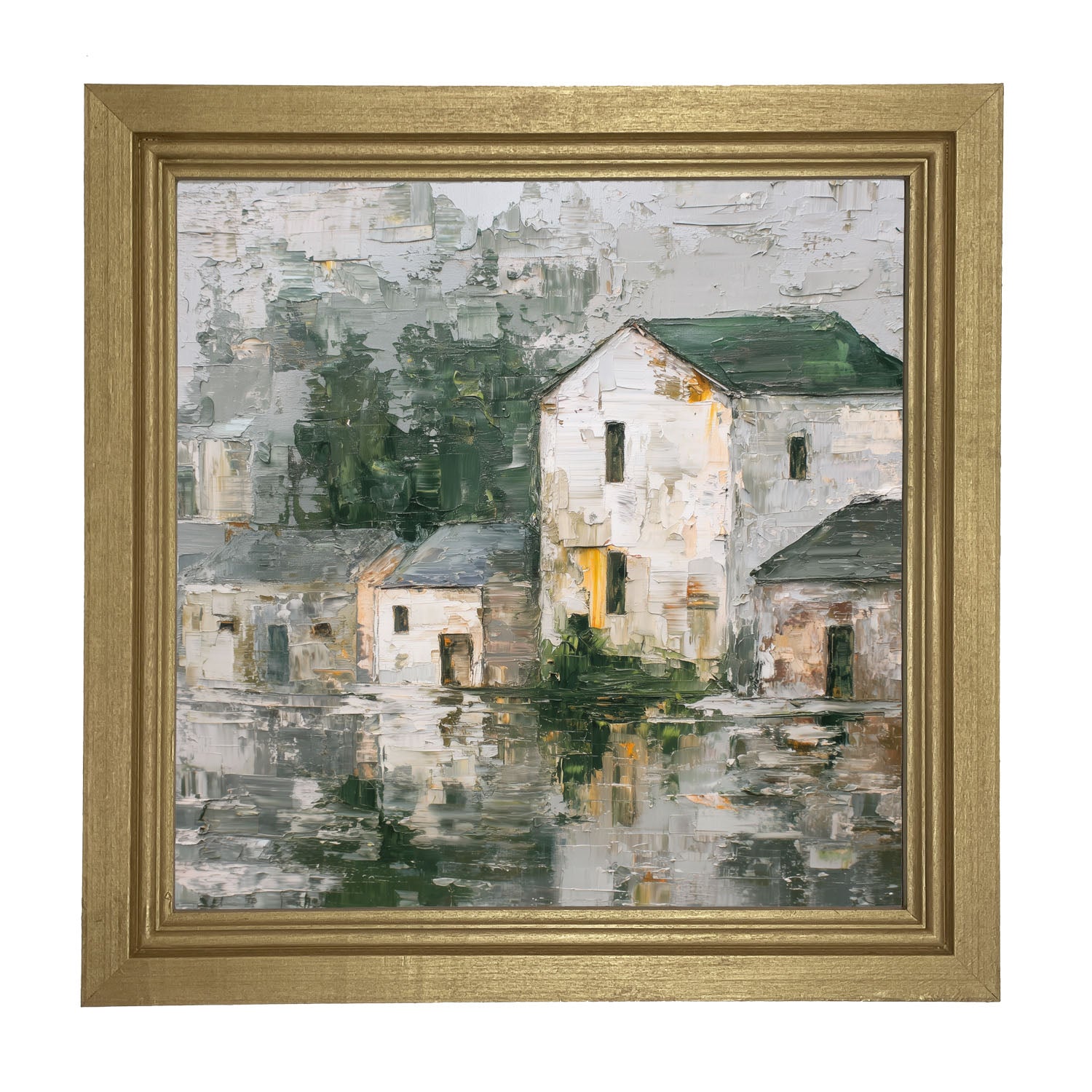 St. Patrick's - Village - Framed Art