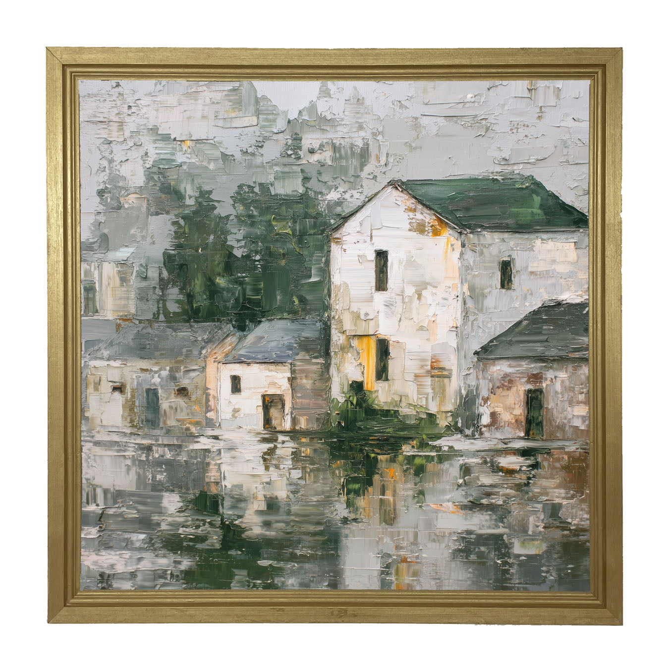 St. Patrick's - Village - Framed Art