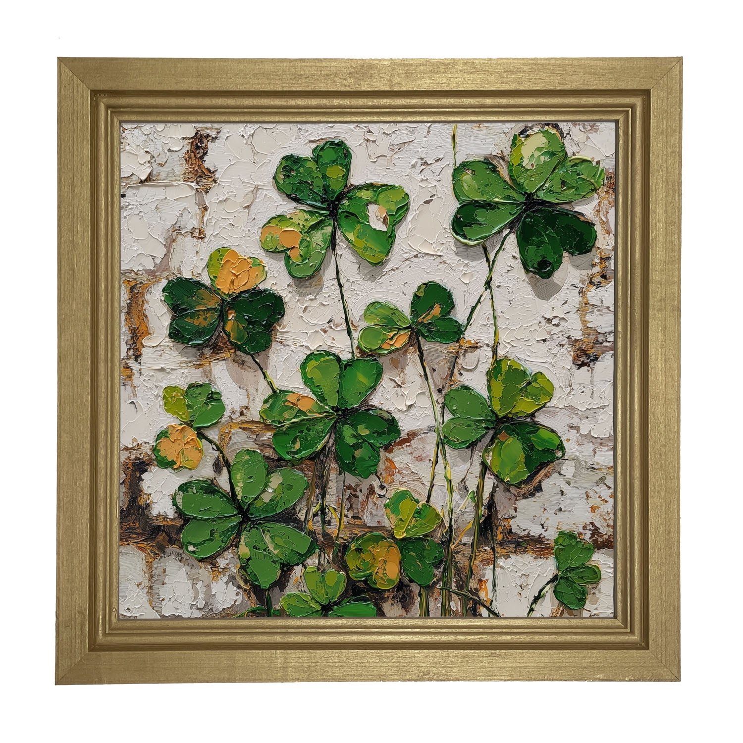 St. Patrick's - Clovers - Framed Art