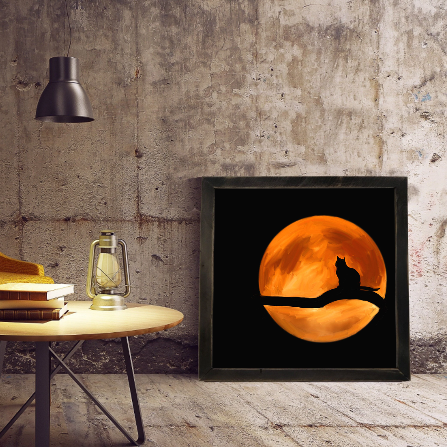 Cat in the Moon