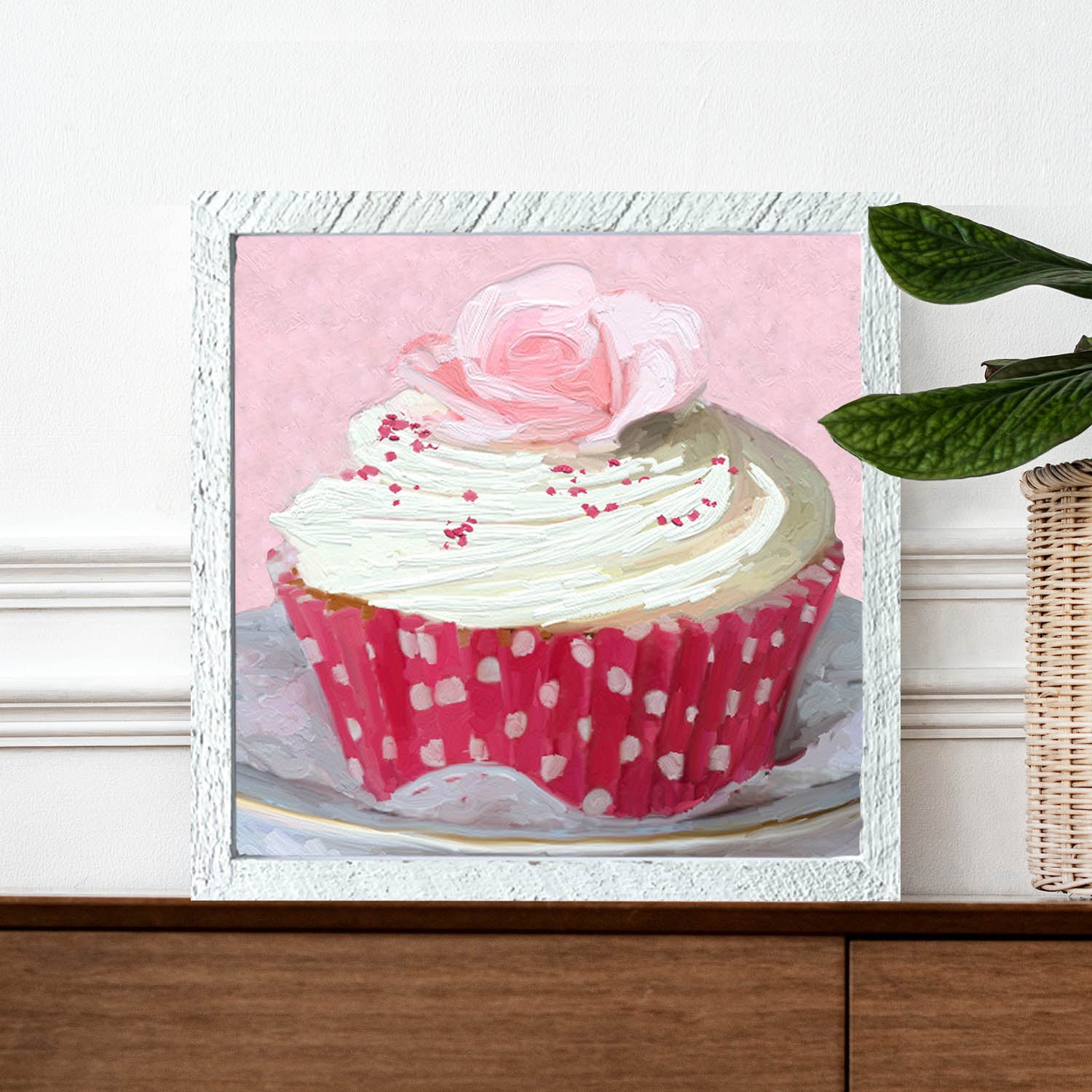 Light Pink Rose Cupcake
