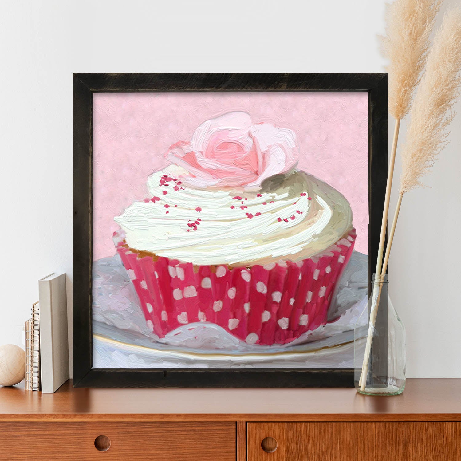 Light Pink Rose Cupcake
