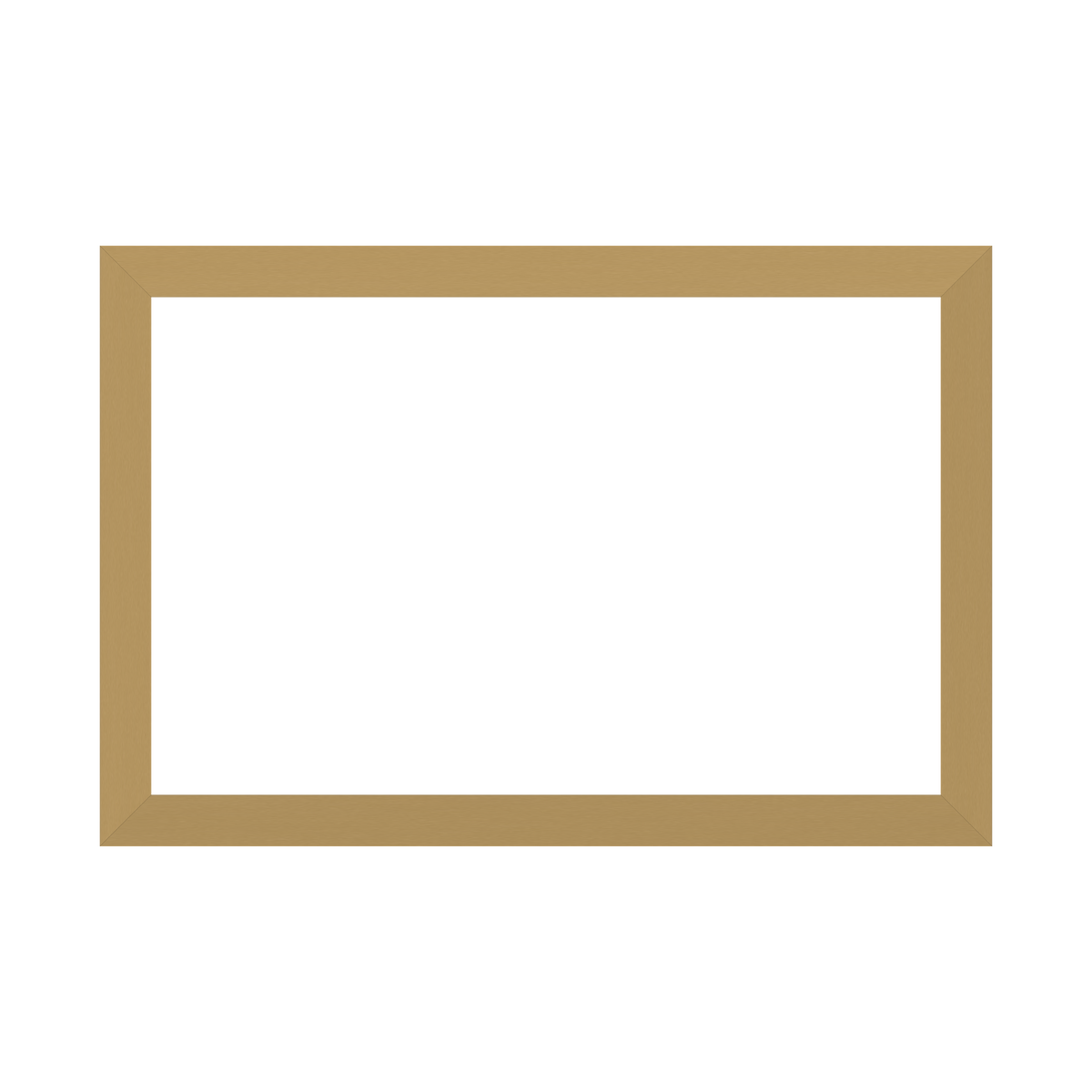 Modern magnet frame, HX 26 x 17.5 inches, Rust-Oleum Metallic Gold, 1.5-inch molding