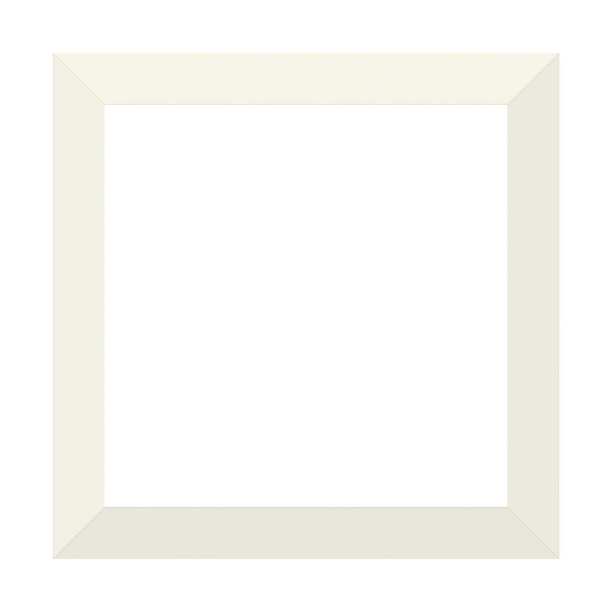 Modern magnet frame, L 14.5 x 14.5 inches, Heirloom White, 1.5-inch molding
